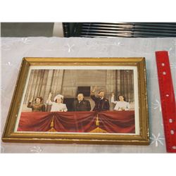 Framed Imperial Oil Royalty Picture