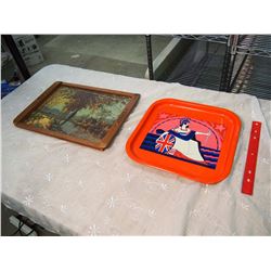 Pair Of Vintage Trays