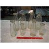 Image 2 : Lot Of Vintage Milk Bottles (8) (4 Small, 4 Large)