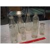 Image 3 : Lot Of Vintage Milk Bottles (8) (4 Small, 4 Large)