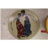 Image 4 : Wooden Rounded Bowl& First Nations Painted Art Piece