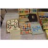 Image 3 : Lot of Vintage Puzzles& Toys w/Tote Container