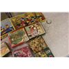 Image 5 : Lot of Vintage Puzzles& Toys w/Tote Container