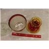 Image 3 : Kings Crown Carnival Glass (2 Pieces)