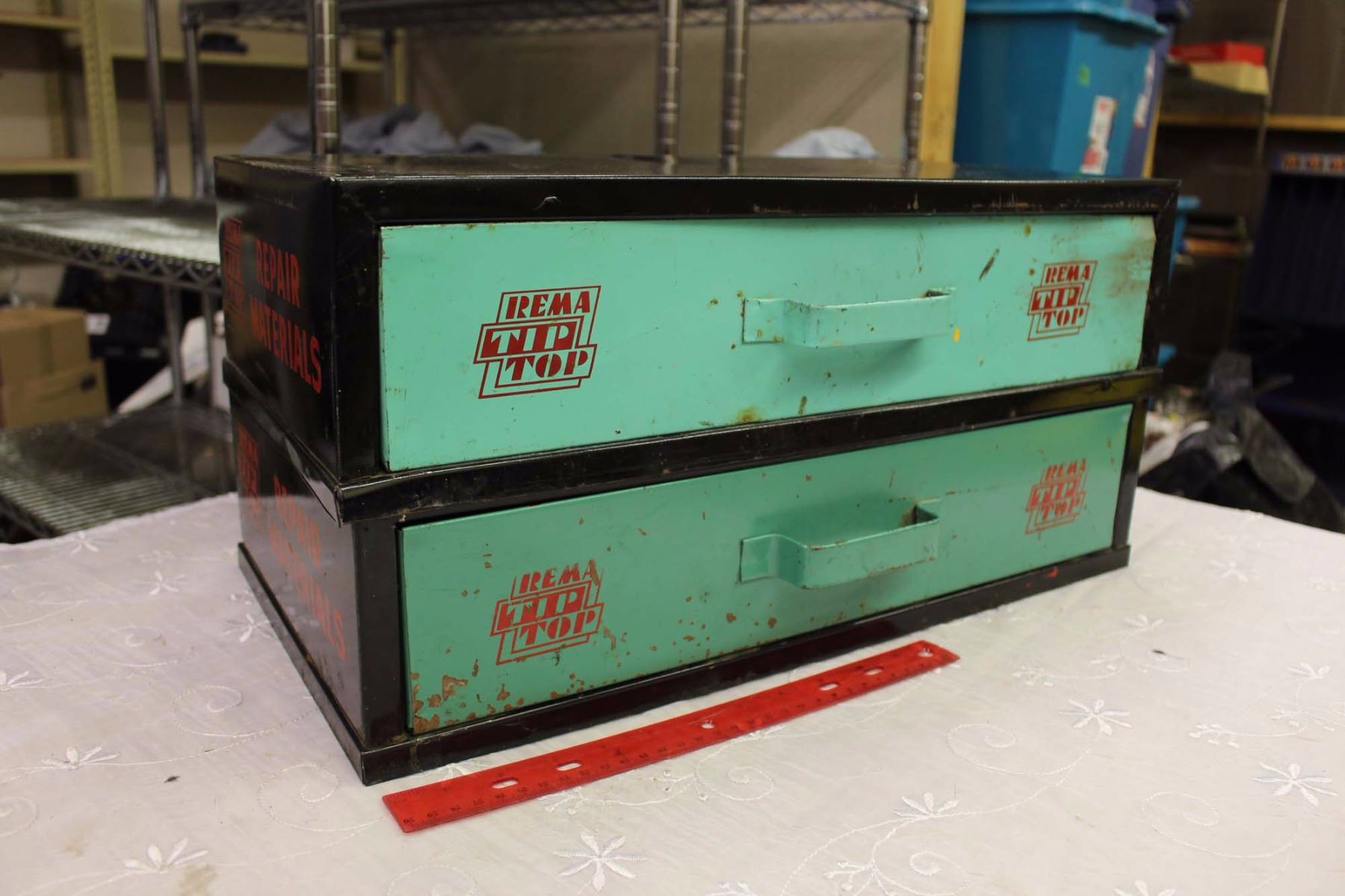 Vintage Metal "Rema Tip Top" Tire Repair