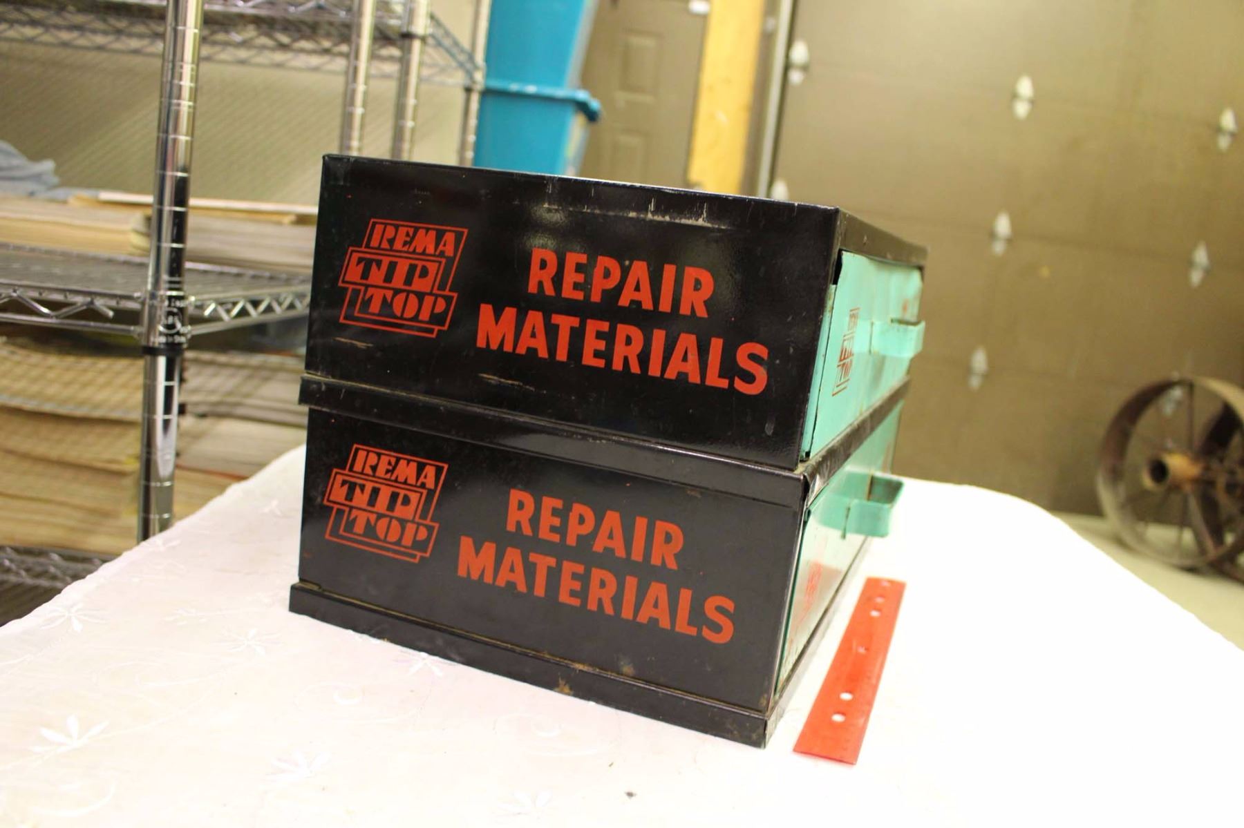 Vintage Metal "Rema Tip Top" Tire Repair