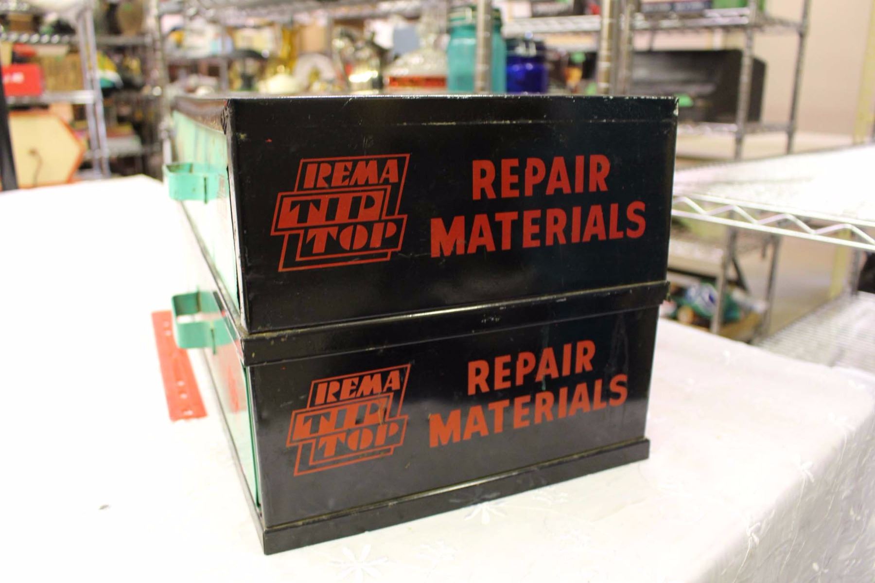 Vintage Metal "Rema Tip Top" Tire Repair