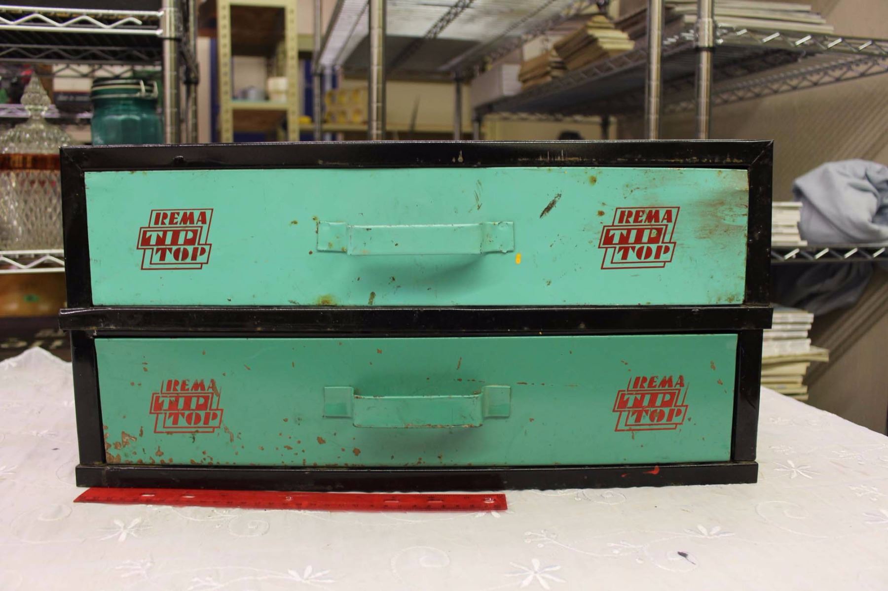 Vintage Metal "Rema Tip Top" Tire Repair