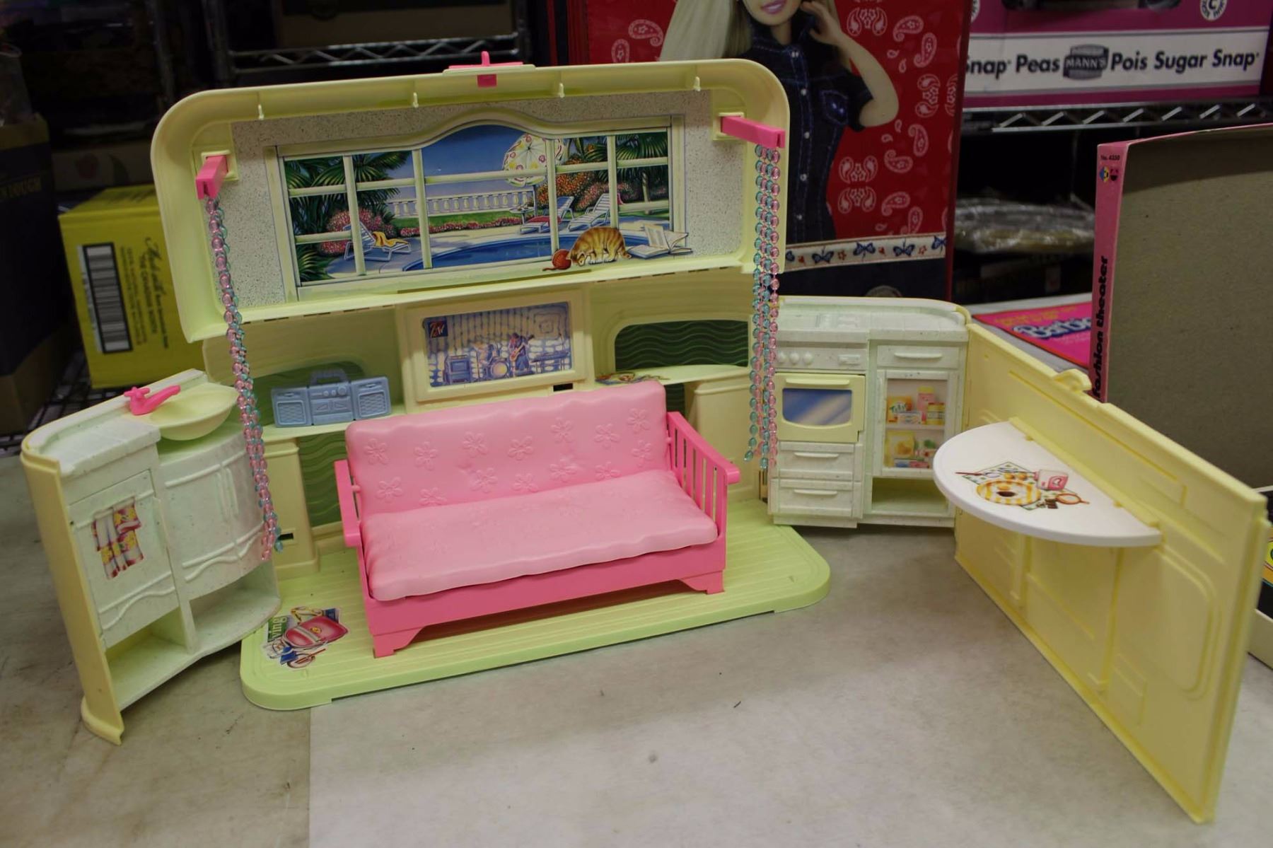 vintage barbie suitcase house