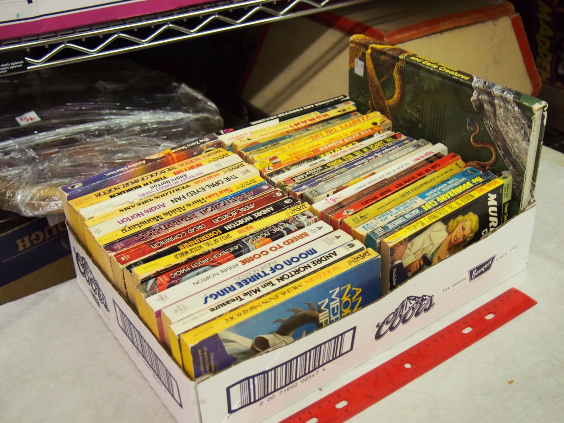 Box Full Of Vintage Pocketbooks