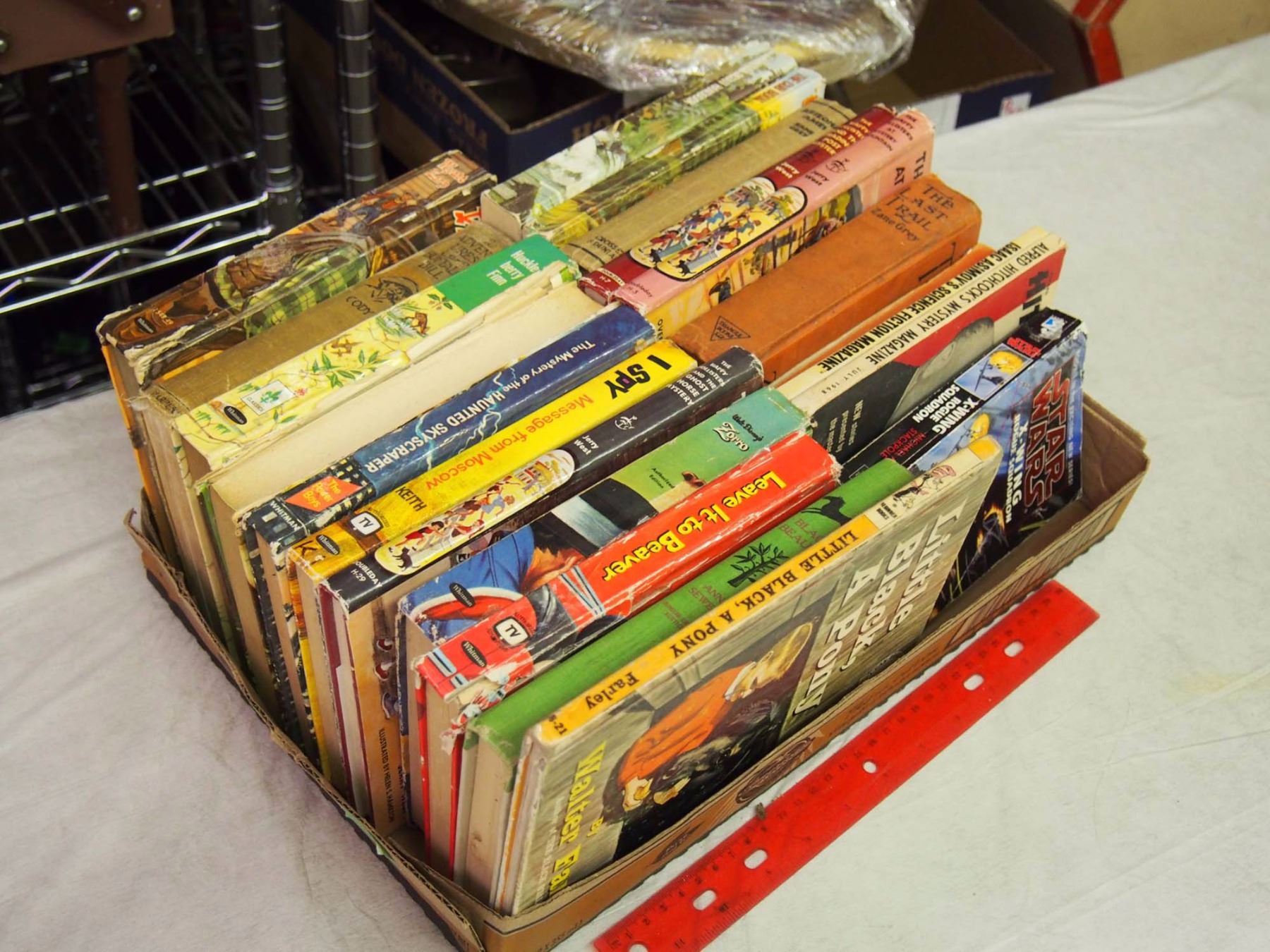 Box Full Of Vintage Books