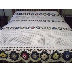 Acrylic Hand Crochet Bedspread (Full Size)