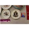 Image 2 : Lot of Royalty Items: 4 Plates, 1 Tin& Matches