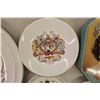 Image 4 : Lot of Royalty Items: 4 Plates, 1 Tin& Matches