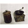 Image 1 : Coffee Grinder& Stoneware Canister