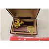 Image 1 : Gold Plated Leaf Pendant&Pin (Large)(People's Limited Edition)