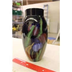 Royal Stanley Signed Vase w/Tulip Design (10" Tall)