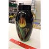 Image 2 : Royal Stanley Signed Vase w/Tulip Design (10" Tall)