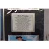 Image 2 : Elvis Presley Portraits Piece w/Number One Singles Listed