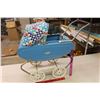 Image 1 : Gendron Vintage Metal Doll Stroller (27"x22"x10")