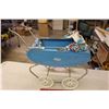 Image 2 : Gendron Vintage Metal Doll Stroller (27"x22"x10")