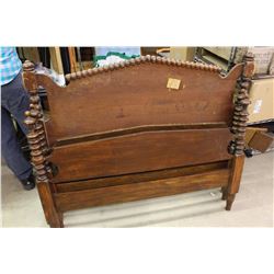 Ontario Antique Double Spool Headboards and Foot Boards(2 Pairs)