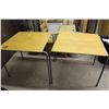 Image 1 : Pair Of Wood Card Tables (34"x30"x30")