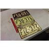 Image 1 : Lot Of 50's Saskatchewan Licence Plates