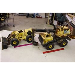 Pair Of Vintage Metal Tonka Toys