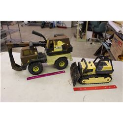 Pair Of Vintage Metal Tonka Toys