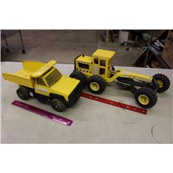 Pair Of Plastic And Metal Tonka Toys