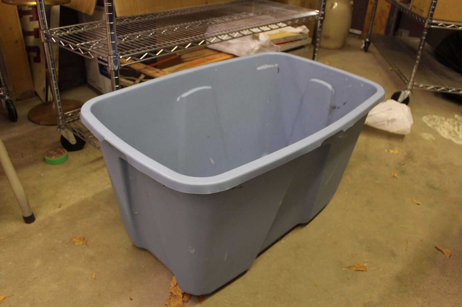 Large Plastic Shell Vintage Large Shells W/ Plastic Tub