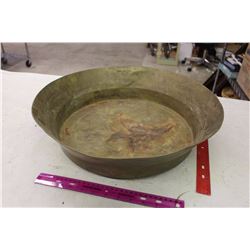 Large Brass Gold Mining Pan