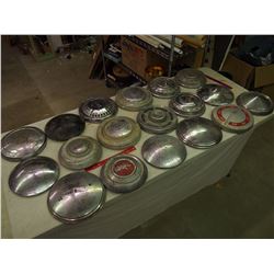 Huge Lot Of Vintage Hub Caps (18)