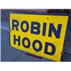 Image 1 : Antique Robin Hood Porcelain Sign, 27"x40"