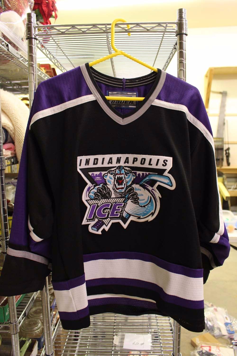 Indianapolis Ice Jersey,(IHL) Authentic Bauer Men’s Medium