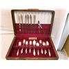 Image 1 : "Community" Silverware Set With Wooden Cutlery Box
