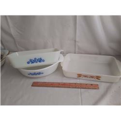 Anchor Hocking Casserole Dishes (3)