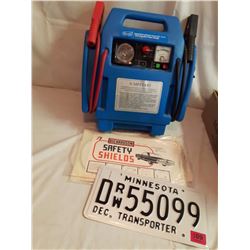 Jump Start Kit, Licence Plate, And Safety Shields (3)