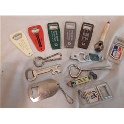 Lot Of Advertising Bottle Openers (14)