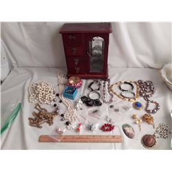 Jewellery Box And Costume Jewellery