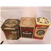 Image 1 : Lot Of Collector Tins (3) (Nabob, Ritz Etc)