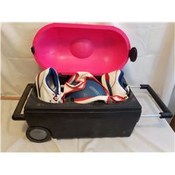 Bowling Ball And 9 1/2 Size Shoes W/ Carrying Case