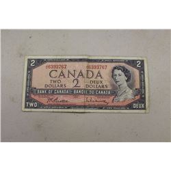 Canadian 1954 $2.00 Bill