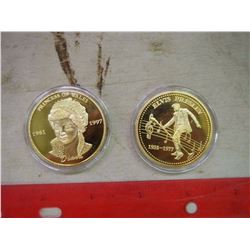 Collector's Medallions, Princess Diana, And Elvis