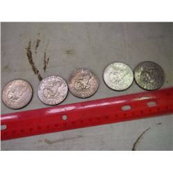 American Silver Collars (5) (1972 And 1978)