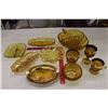 Image 1 : Lot of Amber Glassware
