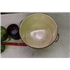 Image 3 : Lot of Assorted Glassware& A Enamel Pot