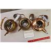 Image 2 : Lot of Vintage Copper Tea Pots (3)