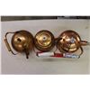 Image 3 : Lot of Vintage Copper Tea Pots (3)